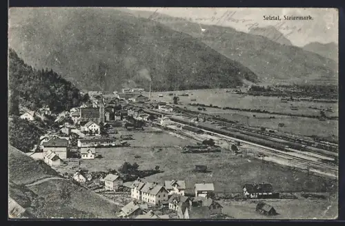 AK Selztal /Steiermark, Teilansicht mit Kirche