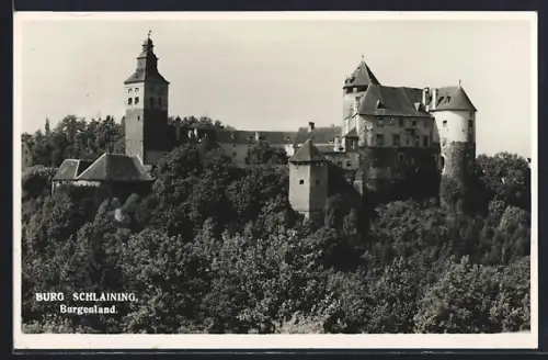 AK Schlaining /Burgenland, Blick auf die Burg