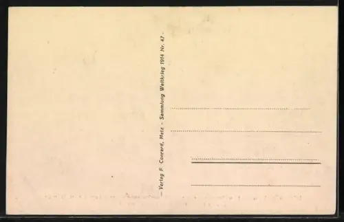 AK Küchen & Mannschaftswohnungen einer Munitionskolonne im Argonnerwald