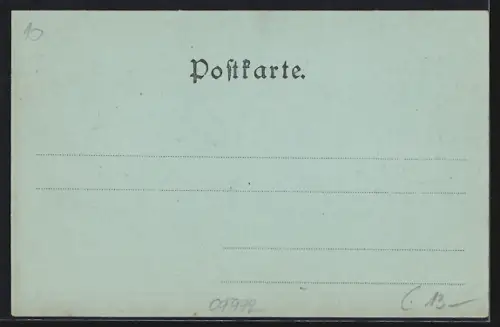 AK Leoben, Ortsansicht mit Kirche und Brücke