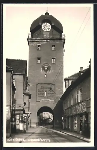 AK Leoben, Partie am Stadtturm