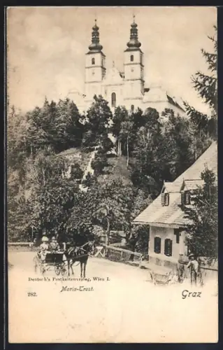 AK Graz, Maria Trost mit Umgebung