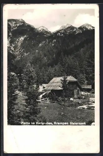 AK Krampen /Steiermark, Partie im Karlgraben