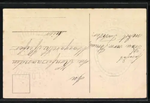 Foto-Collage-AK Mädchen mit einem Engel zur Konfirmation