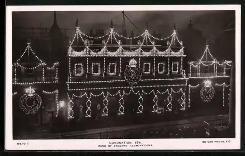 AK Coronation 1911, Bank of England Illuminations