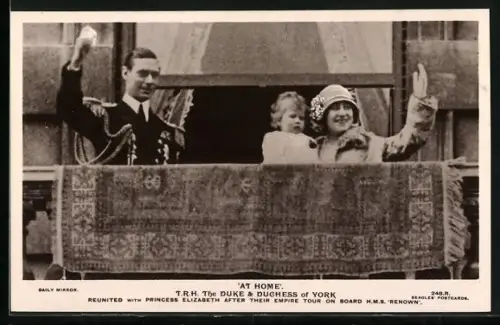 AK The Duke & Duchess of York, At Home