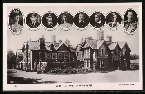 AK Sandringham, York Cottage, Prince Albert, Prince John, King George V