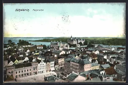 AK Schwerin / Mecklenburg, Panorama