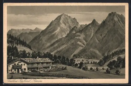 AK Ramsau / Berchtesgaden, Gasthaus Zipfhäusl