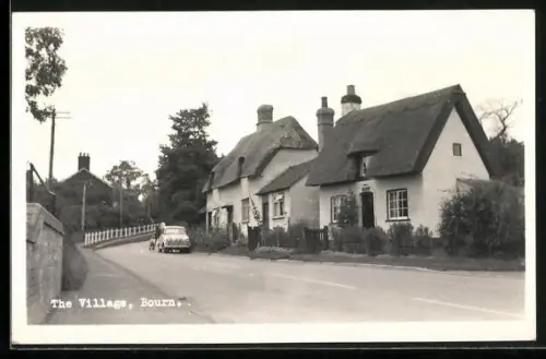 AK Bourn, The Village, Street scene with residential houses