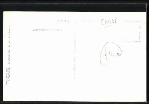 AK Bourn, The Village, Street scene with residential houses