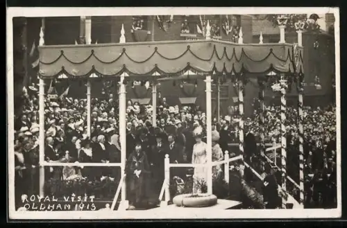 AK Oldham, Royal Visit 1913