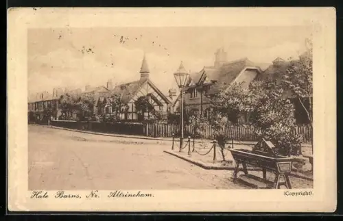 AK Hale Barns nr. Altrincham, Street View