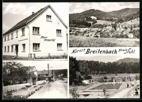 AK Breitenbach / Schleusingen, Haus Vessertal, Schwimmbad