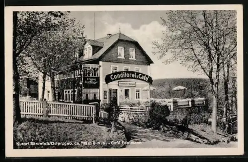 AK Bärenfels /Osterzgeb., Café Edelmann