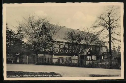 AK Oberbärenburg i. Erzgeb., Gasthof Urselhütte, Inh. A. Kuniss