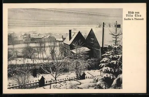 AK Hartha b. Tharandt, Blick von Villa Elsa