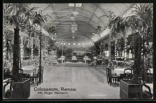 AK Remse / Mulde, Gasthof Colosseum, Inh. Hugo Hamann