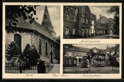 AK Ilten i. Hann., Kirche, Anstaltsgebäude