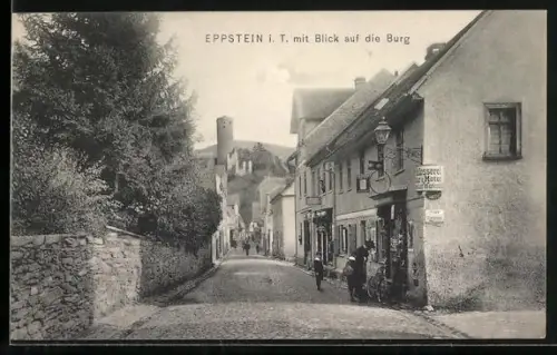 AK Eppstein i. T., Blick auf die Burg