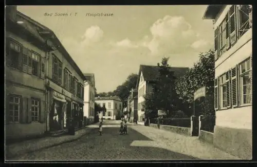 AK Bad Soden i. T., Hauptstrasse