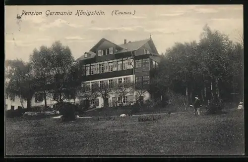 AK Königstein /Taunus, Pension Germania