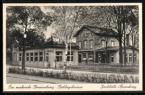 AK Braunschweig-Riddagshausen, Gasthaus Herrenkrug