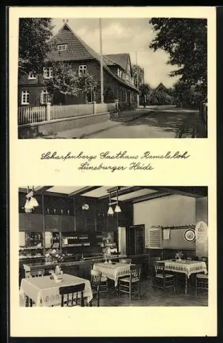 AK Ramelsloh bei Winsen, Scharfenbergs Gasthaus