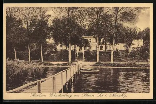 AK Plau am See, Hotel - Kurhaus Wendenburg, Besitzer Fritz Wagner