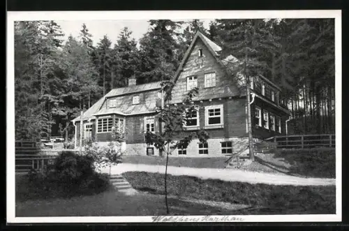AK Harthau / Chemnitz, Gasthof Waldhaus von Max Curt