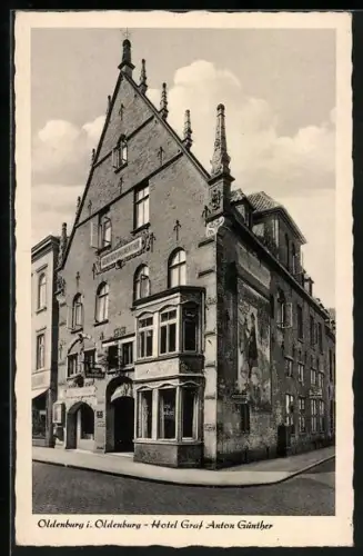 AK Oldenburg i. Oldenburg, Hotel Graf Anton Günther