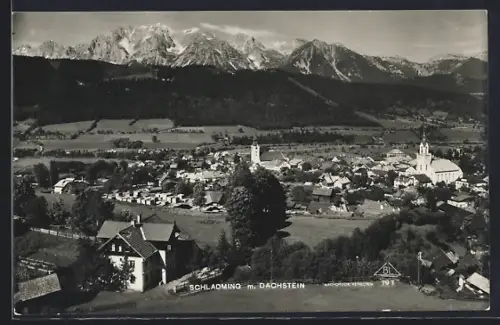 AK Schladming, Teilansicht mit Dachstein