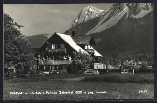 AK Ramsau am Dachstein, Pension Gehrerhof gegen Torstein