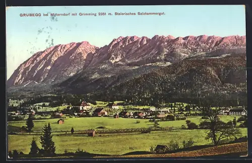 AK Bad Mitterndorf, Grubegg mit Grimming