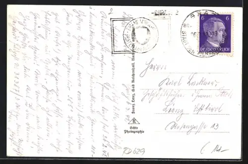 AK Lannach, Ortspartie mit Wohnhäusern