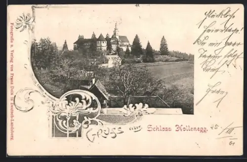 AK Hollenegg, Blick auf das Schloss