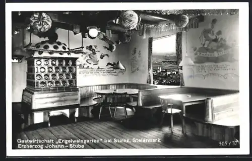 AK Stainz, Gastwirtschaft Engelweingarten, Erzherzog Johann-Stube