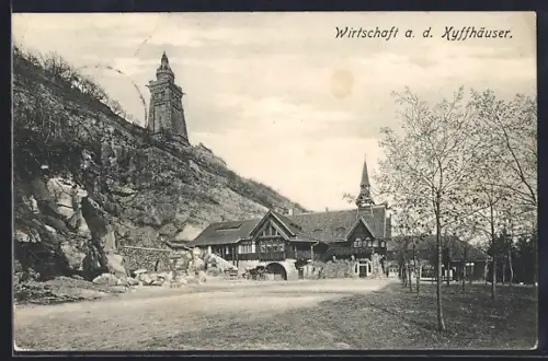 AK Kyffhäuser, Restaurant auf dem Kyffhäuser, Kyffhäuserdenkmal