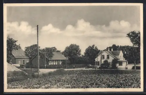 AK Vassingerød, Skoler og Købmanshandel