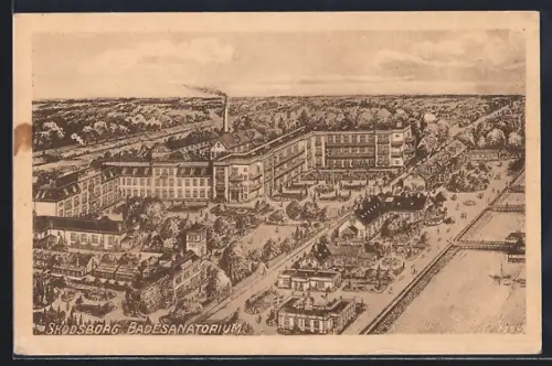 Künstler-AK Skodsborg, Badesanatorium