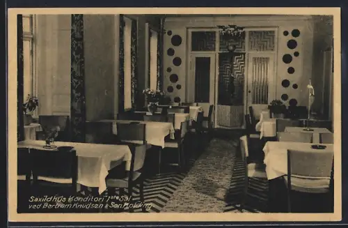 AK Kolding, Saxildhus Konditori 1ste Sal, ved Bertram Knudsen & Søn