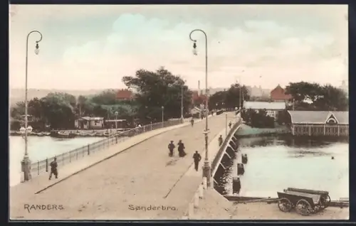 AK Randers, Sonderbro, Blick über die Brücke