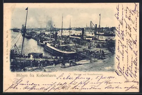 AK København, Havnen ved Kvaesthusbroen