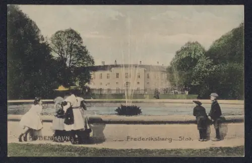 AK Kobenhavn, Frederiksborg Slot, Fontäne