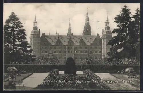AK Frederiksborg, Frederiksborg Slot set fra Kongens Have