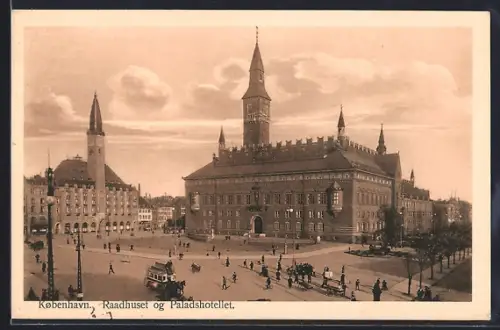 AK København, Raadhuset og Paladshotellet