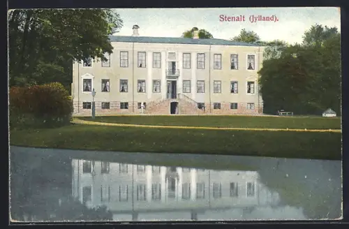 AK Jylland, Blick auf das Schloss Stenalt
