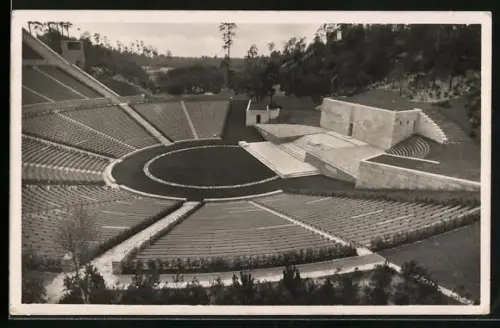 AK Berlin, Reichssportfeld, Dietrich Eckart-Bühne, Freilichtbühne, Olympiagelände