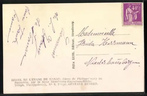 AK Philippsbourg, Partie im Ort