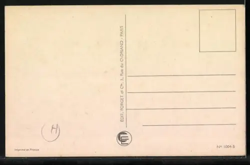 AK Vier übergewichtige Frauen beim Planschen im Meer